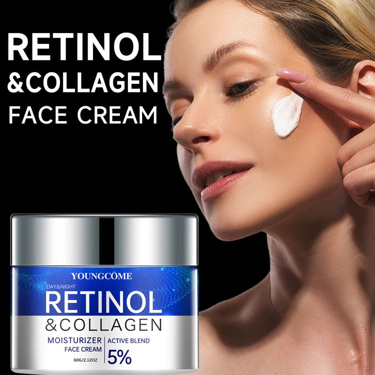 Retinol Wrinkle Remover Facial Serum Set Instant Firming Lift Anti-Aging Cream Fade Fine Lines Whitening Moisturizing Skin Care Khamik Shop Online