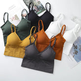 Women Tank Crop Top Seamless Underwear Vintage Crop Top Female Tanks Vest Camis Padded U Back Woman Sexy Sport Lingerie Camisole Khamik Shop Online
