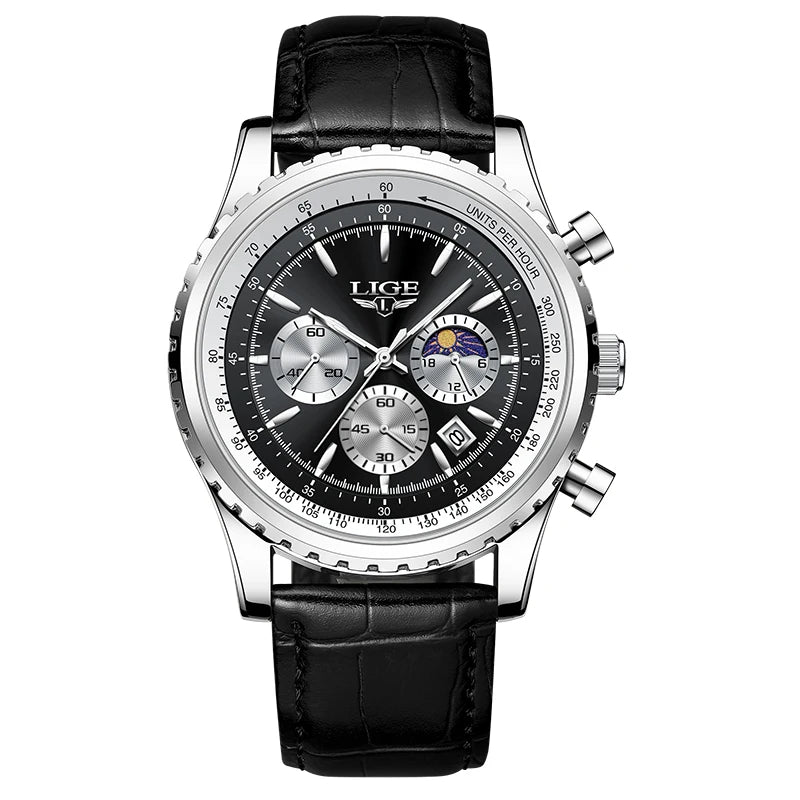 2025  Top Brand Luxury New Men Watch Quartz Man Watches Waterproof Luminous Watch for Men Date Chronograph Sport Wristwatch