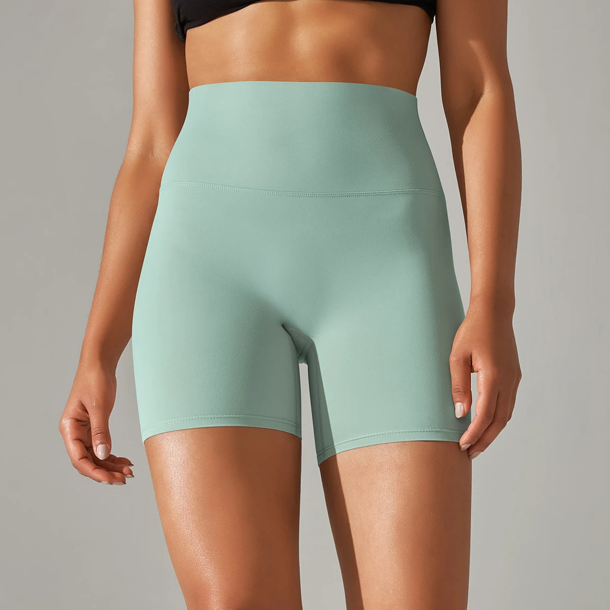 Yoga Shorts Women Fitness Shorts Running Cycling Shorts Breathable Sports Leggings High Waist Summer Workout Gym Shorts Khamik Shop Online