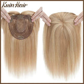 Silk Base Top Women Topper Clip In Real Human Hair Hairpiece Human Hair Extension Thin Breathable Blonde Toppers Hair Women Wig Khamik Shop Online