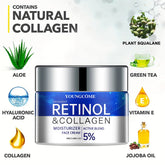 Retinol Cream Serum Combo Set Locks In Moisture Repairs Skin Smoothes Wrinkles Increases Elasticity For Younger Healthier Skin Khamik Shop Online