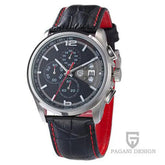 PAGANI DESIGN New PD-3306 Chronograph Men Watch Top Brand Classic Leather Waterproof Quartz Wristwatch for Man Gift Reloj Hombre Khamik Shop Online