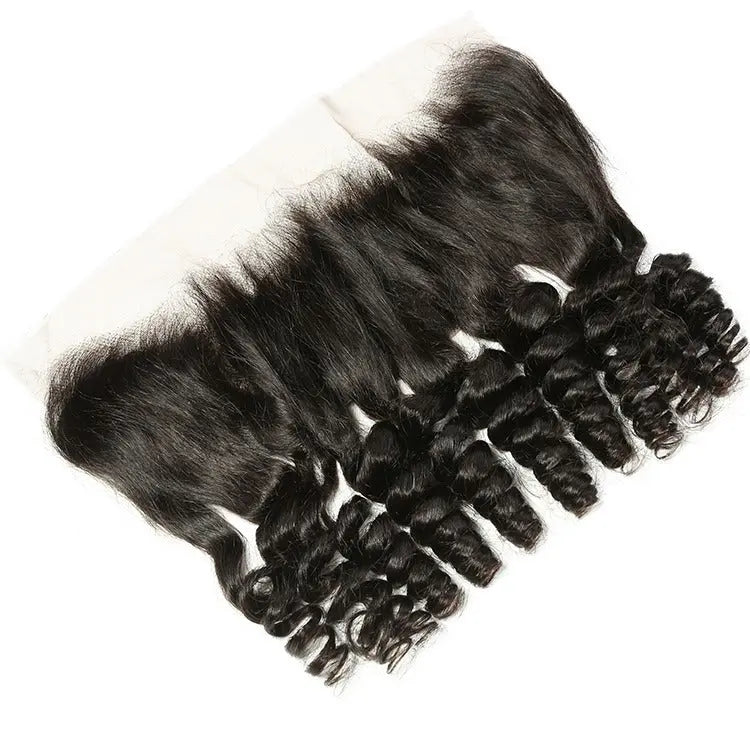 10A Grade Brazilian 3/4 Funmi Hair Human Hair bundles with 4x4 Closure Cerise Alfie