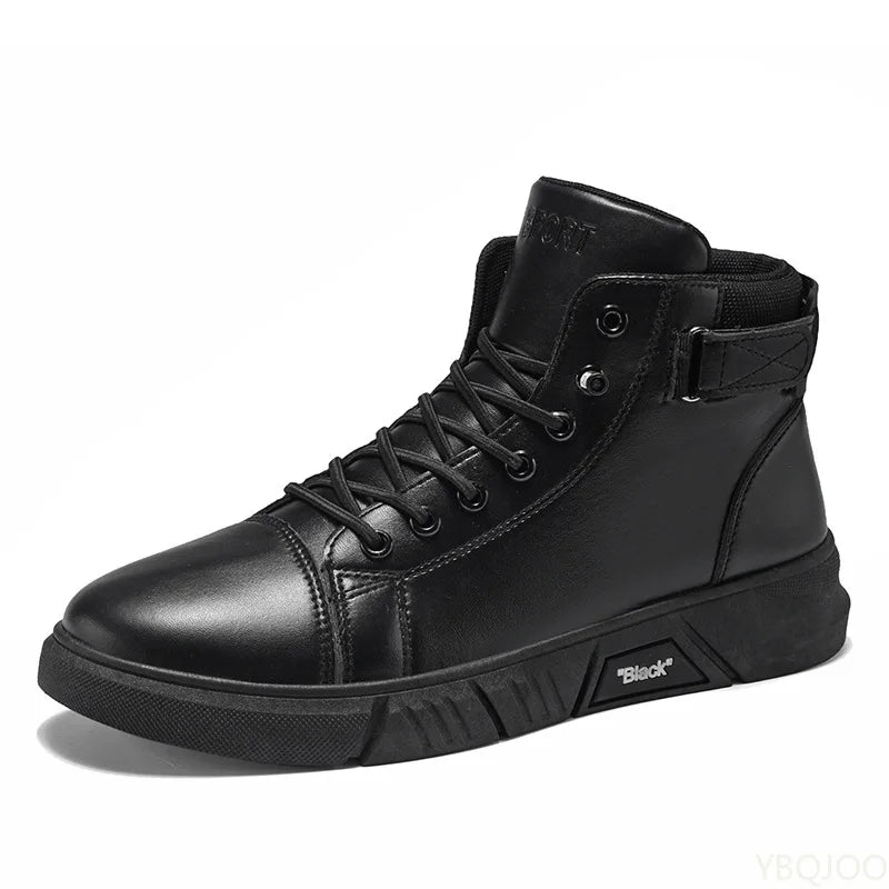New spring autumn simple comfortable high top men&