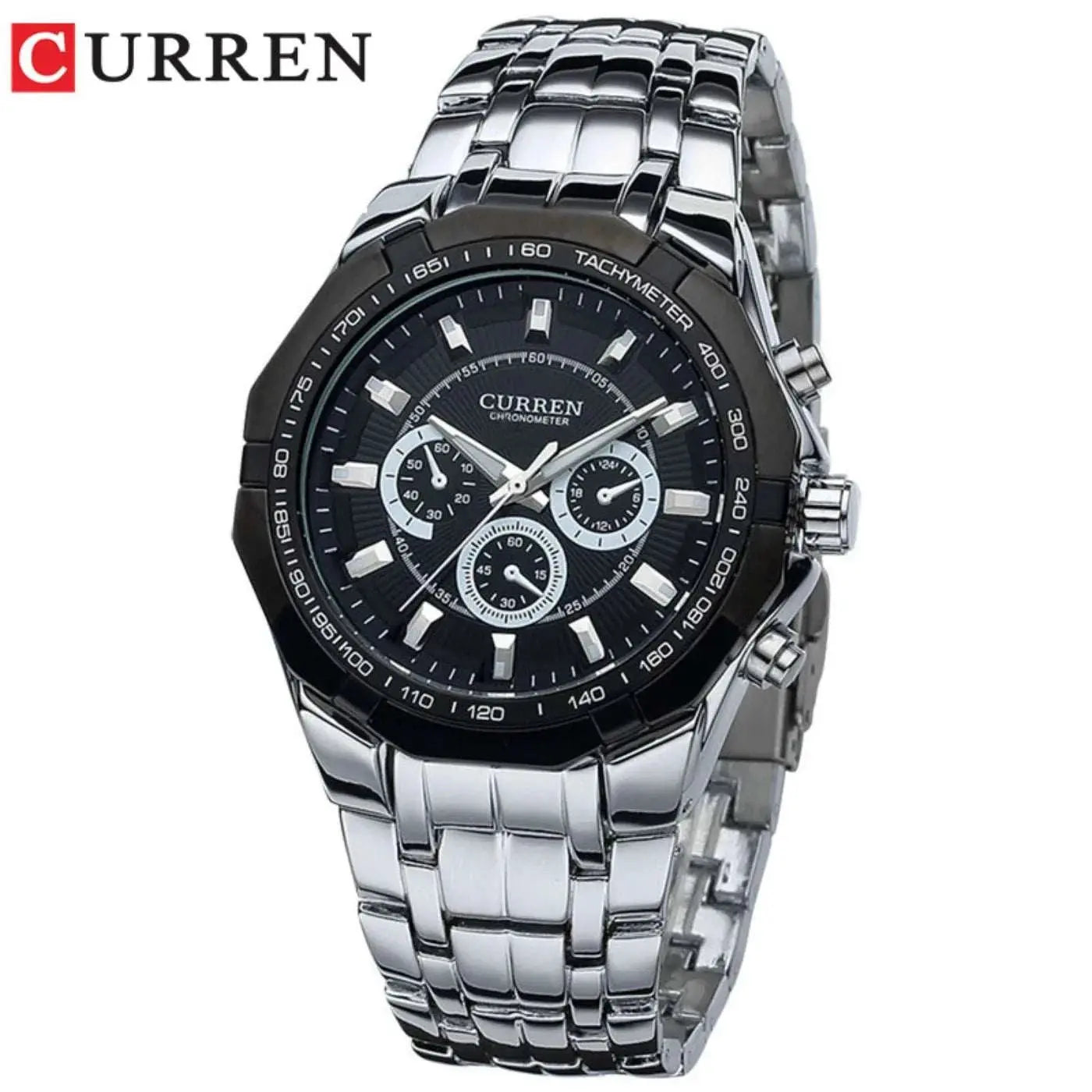CURREN Men Luxury Brand Military Sport Mens Watches Full Steel Quartz Clock Men&