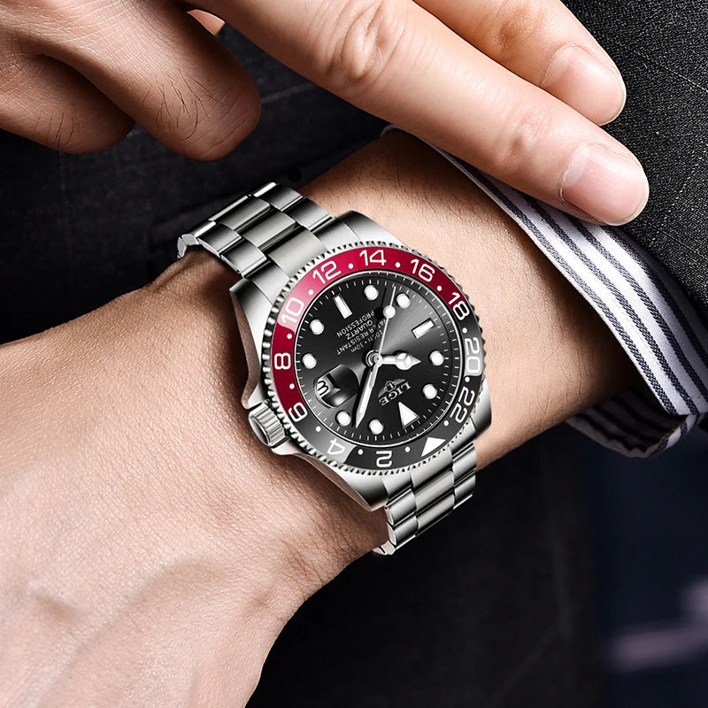 Fashion Quartz Watch for Men Date Clock Sports Waterproof Watches Men Luminous Wrist Watch Luxury Relogio Masculino +Box