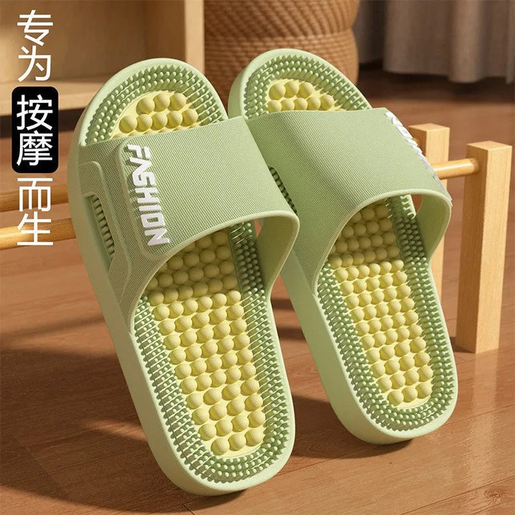 New Men Slippers Massage Slipper Summer Flats Fashion Flip Flops Outdoor Sandals Women Slides Non-Slip Couples Casual Home Shoes Khamik Shop Online