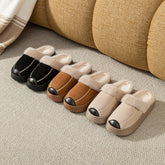 Fashion Women Slippers Winter Soft Thick Soled Indoor and Outdoor Warmth Comfort Breathable Non Slip Casual Couple Home Shoes Khamik Shop Online