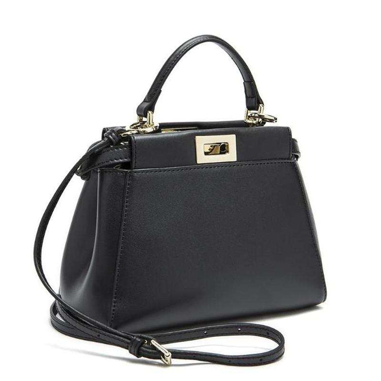 High Quality Cowhide Messenger Bag For Women Maroon Asteria