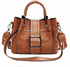 High Quality Large PU Leather Messenger Bag For Women Maroon Asteria