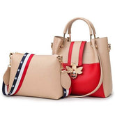 Two-piece Fashion Portable Messenger Bag For Women Maroon Asteria