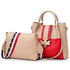 Two-piece Fashion Portable Messenger Bag For Women Maroon Asteria