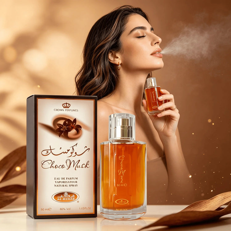 Choco Musk Men’s Cologne-Rich Chocolate & Musk Eau De Toilette,Long-Lasting Scent Perfume for Men Elegant Bottle 1.65 Fl Oz Fragrance for Refined Occasions Khamik Shop Online