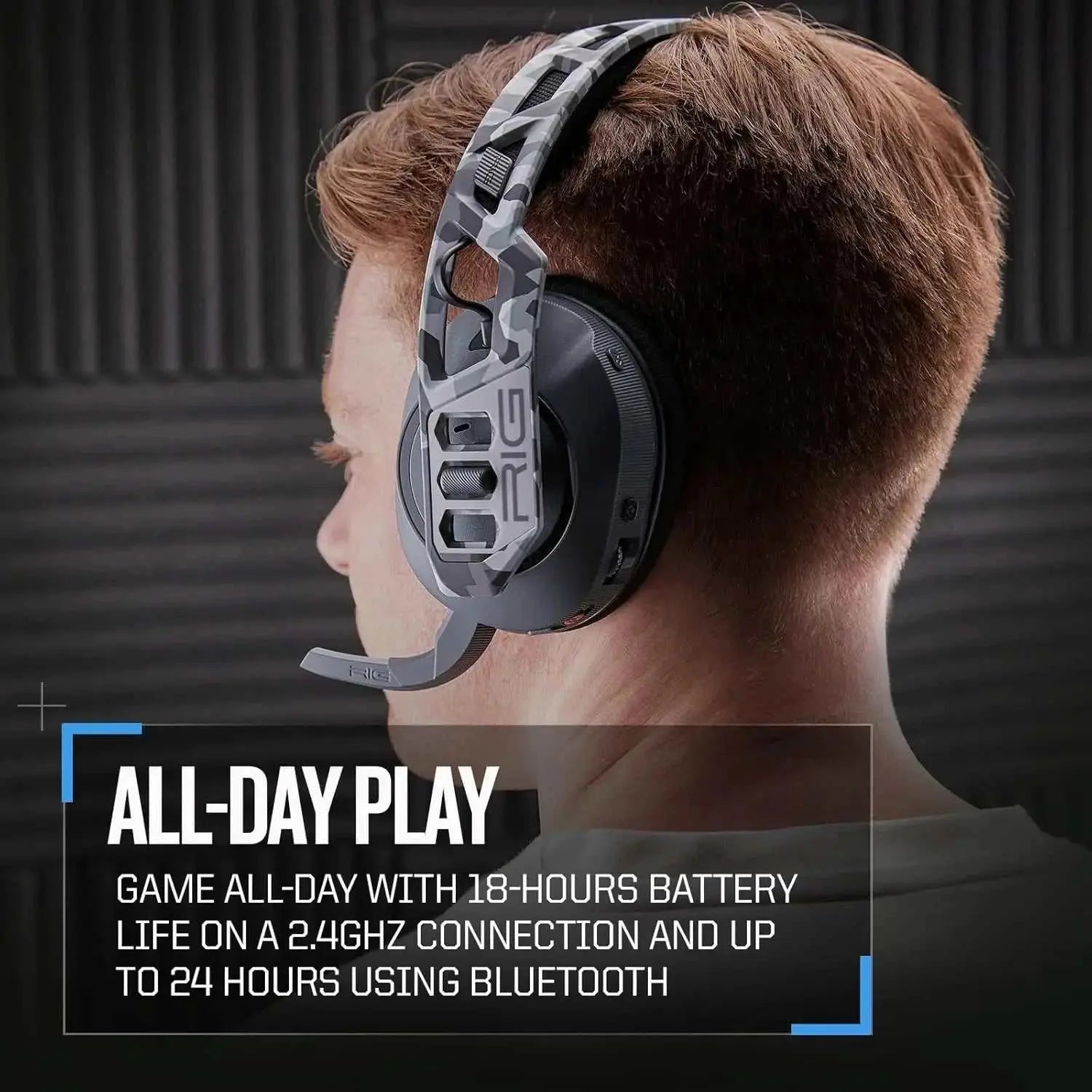 Dual Wireless Gaming Headset 2.4GHz/Bluetooth for PS5, PS4, PC, Switch, Mobile - Arctic Camo Khamik Shop Online
