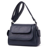 Casual High Quality Leather Messenger Bag For Women Maroon Asteria