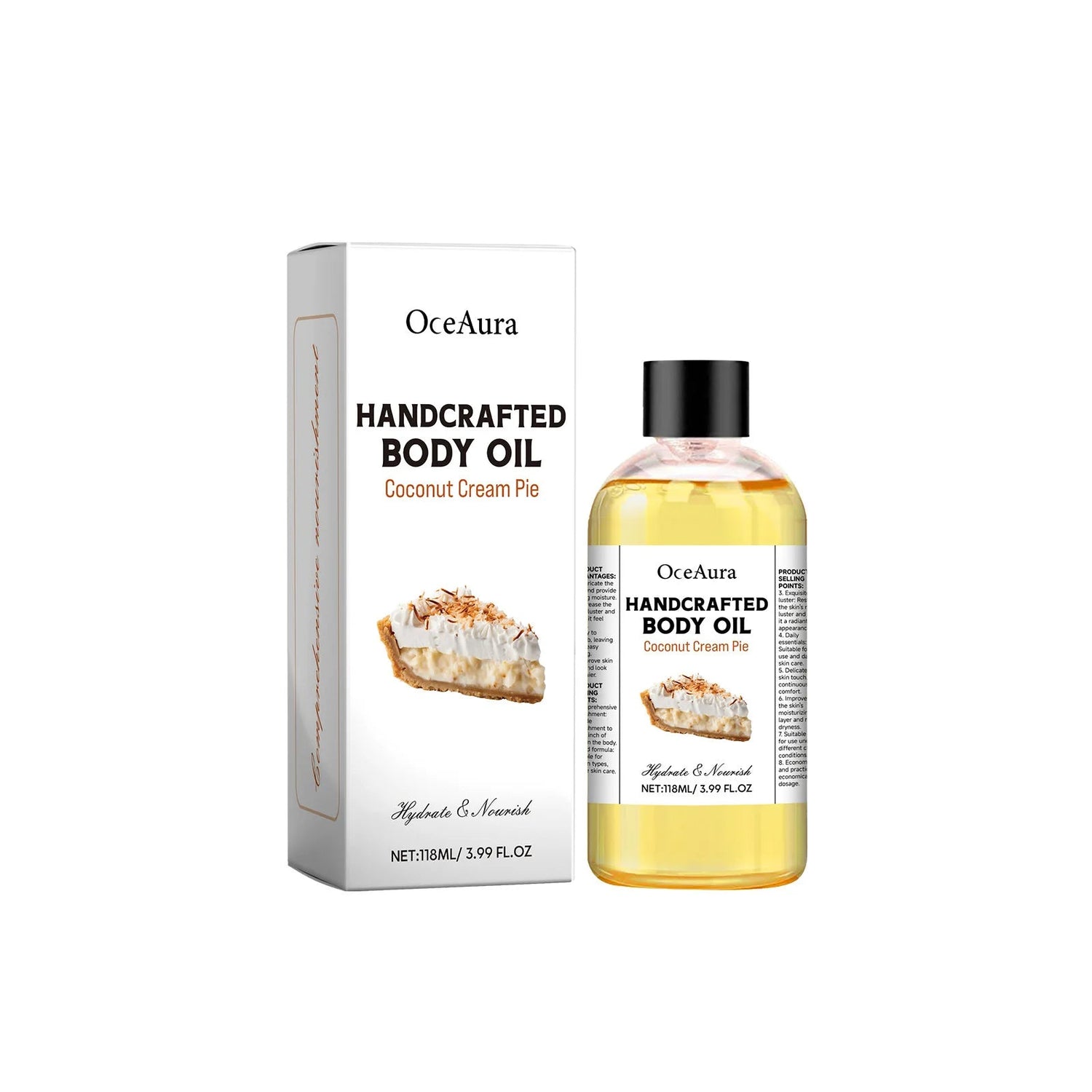 OceAura Body Serum Oil Dry Relief Moisturizing Peeling Improves Dullness Soft Smooth Brighten Skin Massage Essential Oil for Spa Khamik Shop Online