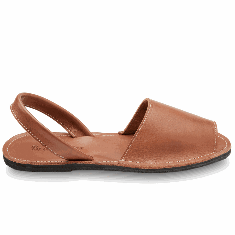 The Avarca – Footwear | Leather Maroon Perses