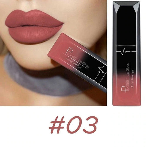 Makeup matte matte lip gloss lipstick Periwinkle Abderus