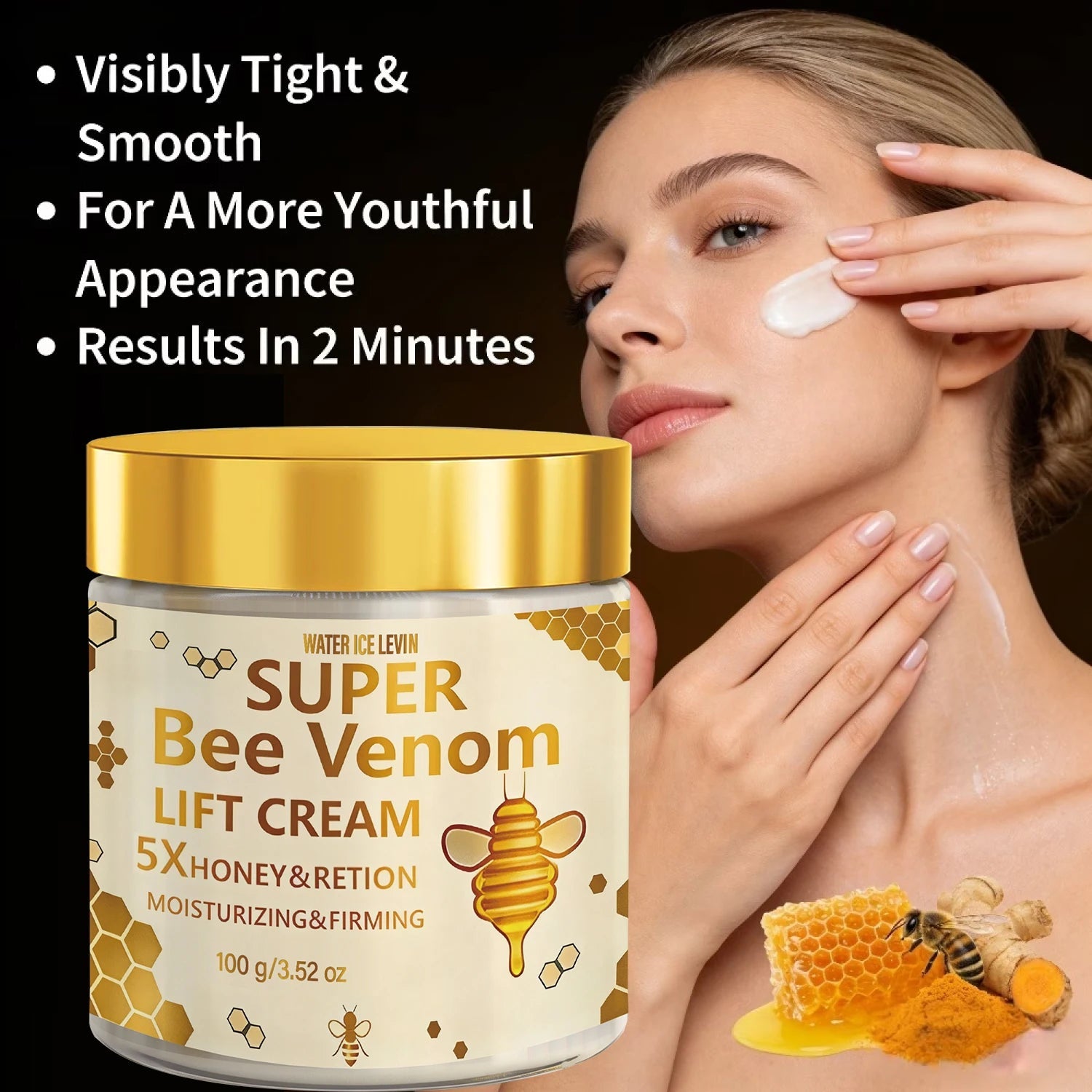 Super Bee Venom Lift Firming Face Cream, with Retinol & Hyaluronic Acid, Moisturizing Anti-Aging, Niacinamide Khamik Shop Online