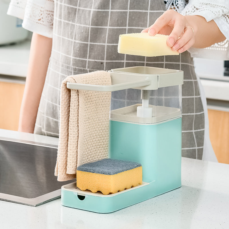 Multifunctional Kitchen Cleaning Combination Rack Maroon Asteria