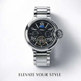 Mens Quartz Watch Stainless Steel Business Dress Wristwatch Roman Numeral Dial Daily Waterproof Gift Watch for Men Khamik Shop Online