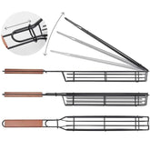 BBQ Grill Mesh Stainless Steel Tools Kitchen Accessories Maroon Asteria