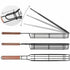 BBQ Grill Mesh Stainless Steel Tools Kitchen Accessories Maroon Asteria