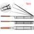 BBQ Grill Mesh Stainless Steel Tools Kitchen Accessories Maroon Asteria