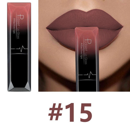 Makeup matte matte lip gloss lipstick Periwinkle Abderus