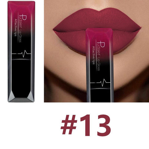 Makeup matte matte lip gloss lipstick Periwinkle Abderus