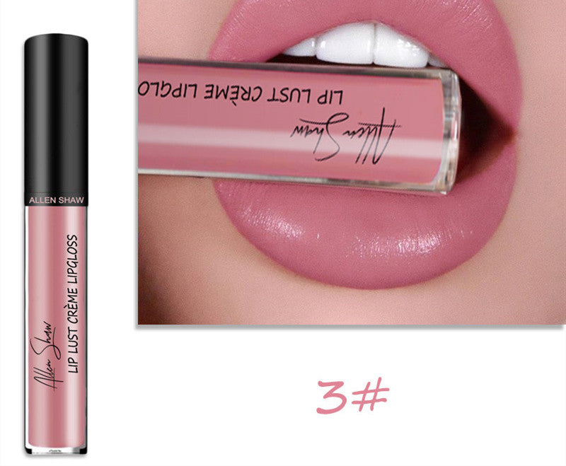 Silky Cream Texture Lip Gloss Aliexpress Shopee Cross-Border Exclusive Periwinkle Abderus