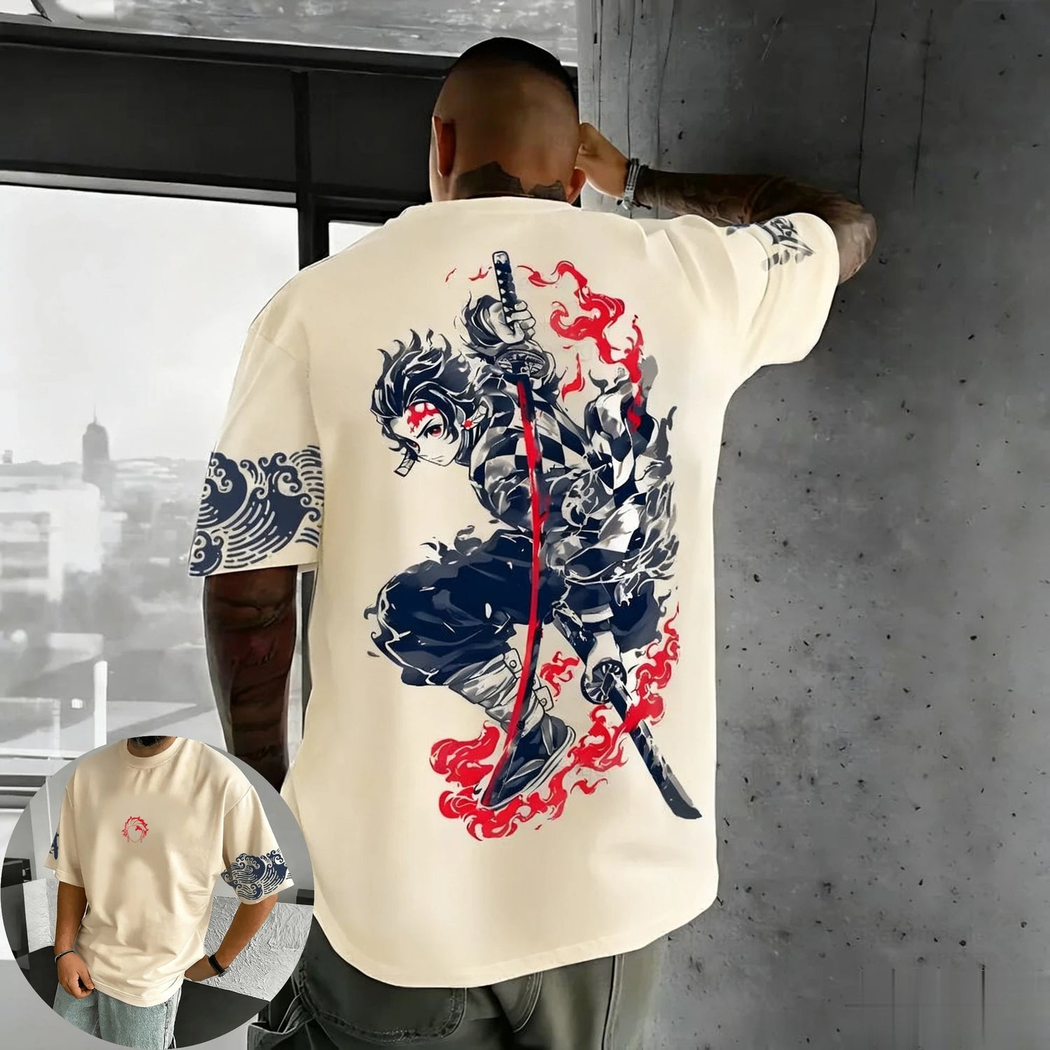 Demon Slayer Anime Graphic T Shirt Man Women Short Sleeve Tee Cotton Streetwear Casual Tops Summer Oversized Fashion Y2k Unisex Khamik Shop Online