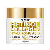 Retinol Anti Aging Face Cream Moisturizing Wrinkle Remover Collagen Hyaluronic Acid Creams Skin Care Cosmetic 30&60ML Khamik Shop Online