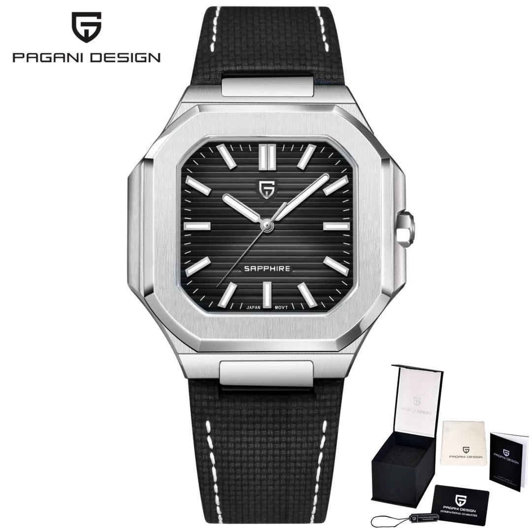 PAGANI DESIGN Fashion Square Business Quartz Men&