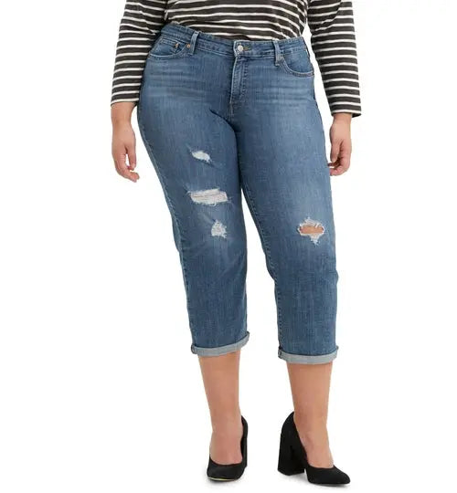 Trendy Plus Size Boyfriend Jeans Amber Chrysippus