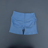 AURA SHARK Shorts 4.5" Women Fitness Sports Biker Shorts Low Ribbed Band Gym Workout Scrunch Butt Yoga Seamless Leggings Khamik Shop Online