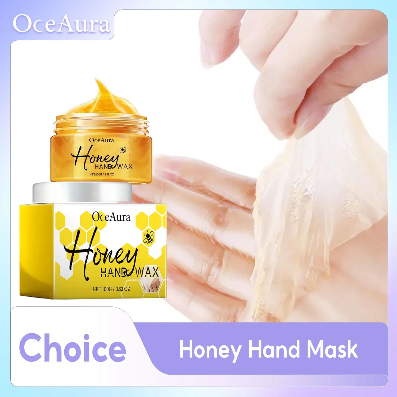 Honey Hand Wax Moisturizing Brightening Hand Mask Nourish Tender Skin Improve Drying Dull Soften Calluses Exfoliating Hand Cream Khamik Shop Online