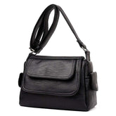 Casual High Quality Leather Messenger Bag For Women Maroon Asteria