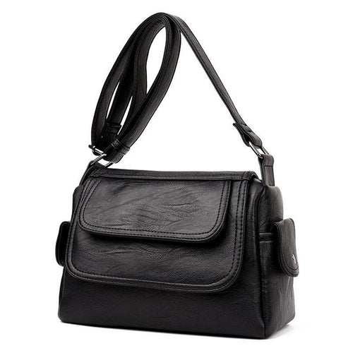 Casual High Quality Leather Messenger Bag For Women Maroon Asteria
