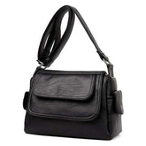 Casual High Quality Leather Messenger Bag For Women Maroon Asteria