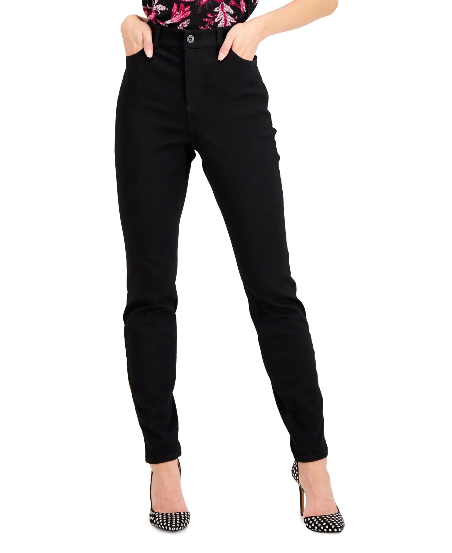 INC International Concepts Curvy High Rise Super Skinny Jeans Amber Chrysippus