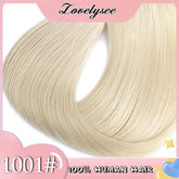 Lovelysee 3/4 Half Wig Human Hair With Clip in Hair Extensions Silky Straight Remy Hair Brown Color Soft 150% 180% Wig For Women Khamik Shop Online