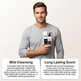 OceAura Sandalwood Body Wash Full Body Refreshing Scent Long Lasting Fragrance Cleanser Soothing Skin Care Non-irritating Odor Control Shower Gel Khamik Shop Online