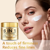 6-In-1 Anti-Wrinkle Cream. Lifts Firms Smooths Moisturizes. Collagen Vitamin C E Niacinamide Retinol Hyaluronic Acid. 50g Khamik Shop Online