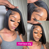Short Bob Wigs Human Hair 13x6 Bone Straight HD Lace Front Wig 4x4 5x5 Lace Closure Wig Human Hair Wigs For Woman Natural Hair Khamik Shop Online