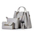 Three-Piece Fashion Casual Messenger Bag For Women Maroon Asteria