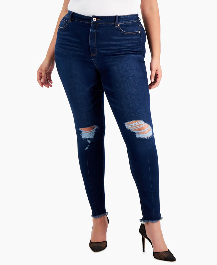 International Concepts Plus Size Essex Super Skinny Jeans Amber Chrysippus