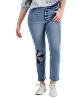 Style & Co Petite Printed Mom Jeans Amber Chrysippus