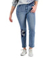 Style & Co Petite Printed Mom Jeans Amber Chrysippus